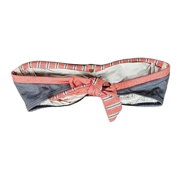 Tommy Hilfiger Bandeau Bikini Top Sz M w/o optional strap - Picture 2 of 7